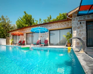 Kaş İslamlar'da Doğa İle İç İçe, Özel Havuzlu, Jakuzili Villa - 1