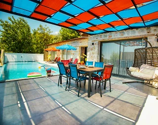 Kaş İslamlar'da Doğa İle İç İçe, Özel Havuzlu, Jakuzili Villa - 3