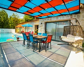 Kaş İslamlar'da Doğa İle İç İçe, Özel Havuzlu, Jakuzili Villa - 3