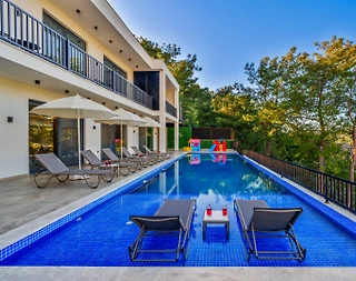 Kaş İslamlar'da Doğa İle İç İçe, Özel Havuzlu, Kiralık Villa - 2