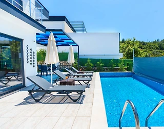 Kaş İslamlar'da Doğa İle İç İçe, Özel Havuzlu, Konforlu Villa - 4