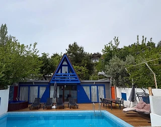 Kaş İslamlar'da Doğa İle İç İçe, Özel Havuzlu, Korunaklı Villa - 1