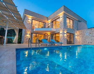 Kaş İslamlar'da Doğa İle İç İçe, Özel Havuzlu, Otantik Villa - 1