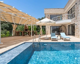 Kaş İslamlar'da Doğa İle İç İçe, Özel Havuzlu, Otantik Villa - 3