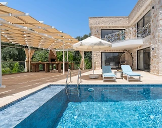 Kaş İslamlar'da Doğa İle İç İçe, Özel Havuzlu, Otantik Villa - 3