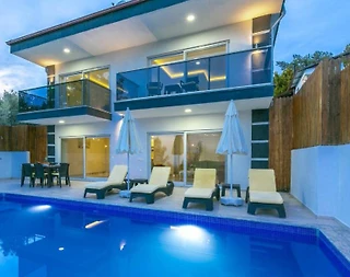 Kaş İslamlar'da Doğa İle İç içe, Özel Havuzlu, Lüks Villa - 1