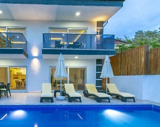 Kaş İslamlar'da Doğa İle İç içe, Özel Havuzlu, Lüks Villa - 2