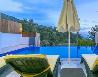 Kaş İslamlar'da Doğa İle İç içe, Özel Havuzlu, Lüks Villa - 5