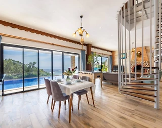 Kaş Üzümlü'de Muhteşem Doğa İçinde, Özel Havuzlu, 4 Kişilik Villa - 4