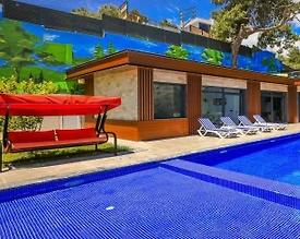 Kaş İslamlar'da Doğa Manzaralı, Özel Havuzlu, 4 Kişilik Villa - 2