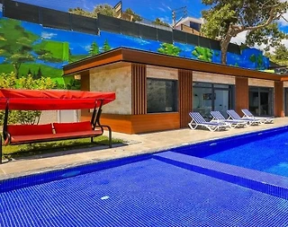 Kaş İslamlar'da Doğa Manzaralı, Özel Havuzlu, 4 Kişilik Villa - 2