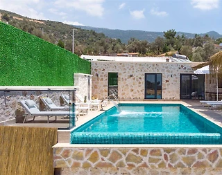 Kaş İslamlar'da Doğa Manzaralı, Özel Havuzlu, Ferah Villa - 1