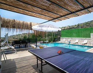 Kaş İslamlar'da Doğa Manzaralı, Özel Havuzlu, Ferah Villa - 2