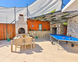 Kaş İslamlar'da Doğa Manzaralı, Özel Havuzlu, Jakuzili Villa - 3