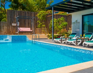 Kaş İslamlar'da Doğa Manzaralı, Özel Havuzlu, Kiralık Villa - 5