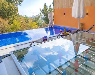 Kaş İslamlar'da Doğa Manzaralı, Özel Havuzlu, Lüks Villa - 3