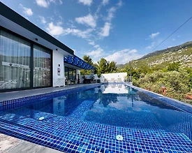 Kaş İslamlar'da Doğa Manzaralı, Özel Havuzlu, Muhafazakar Villa - 2