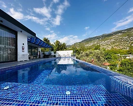 Kaş İslamlar'da Doğa Manzaralı, Özel Havuzlu, Muhafazakar Villa - 3