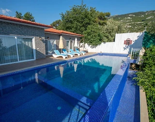 Kaş İslamlar'da Doğa Manzaralı, Özel Havuzlu, Tatil Villası - 1