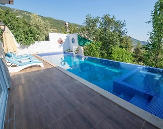 Kaş İslamlar'da Doğa Manzaralı, Özel Havuzlu, Tatil Villası - 2