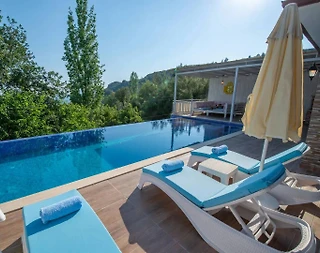 Kaş İslamlar'da Doğa Manzaralı, Özel Havuzlu, Tatil Villası - 4