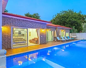 Kaş İslamlar'da Doğa Manzaralı, Özel Havuzlu, Tatil Villası - 2