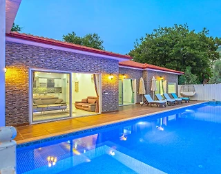 Kaş İslamlar'da Doğa Manzaralı, Özel Havuzlu, Tatil Villası - 2
