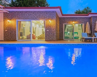 Kaş İslamlar'da Doğa Manzaralı, Özel Havuzlu, Tatil Villası - 3