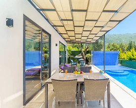 Kaş İslamlar'da Doğa'nın İçerisinde, Özel Havuzlu, Modern Villa - 3