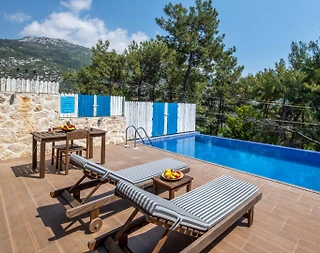 Kaş İslamlar'da Doğanın Kalbinde, Özel Havuzlu, Balayı Villası - 4