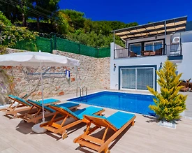 Kaş İslamlar'da Doğanın Kucağında, Özel Havuzlu, 2+1 Villa - 2
