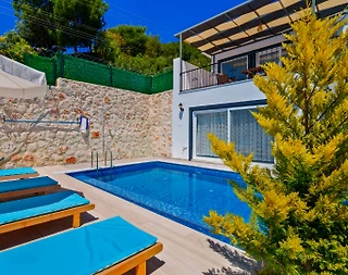 Kaş İslamlar'da Doğanın Kucağında, Özel Havuzlu, 2+1 Villa - 4