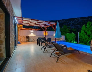 Kaş İslamlar'da Doğayla Baş Başa, Özel Havuzlu, 4 Kişilik Villa - 4