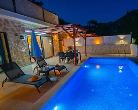 Kaş İslamlar'da Doğayla Baş Başa, Özel Havuzlu, 4 Kişilik Villa - 3