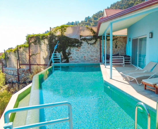 Kaş İslamlar'da Doğayla Baş Başa, Sonsuzluk Havuzlu, Balayı Villası - 1