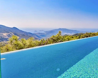 Kaş İslamlar'da Doğayla Baş Başa, Sonsuzluk Havuzlu, Balayı Villası - 2