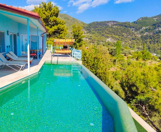 Kaş İslamlar'da Doğayla Baş Başa, Sonsuzluk Havuzlu, Balayı Villası - 1