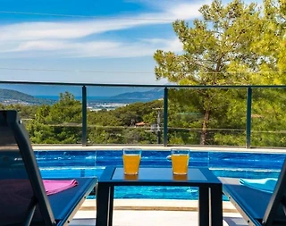 Kaş İslamlar'da Doğayla İç İçe, Özel Havuzlu, 2+1 Şık Villa  - 4