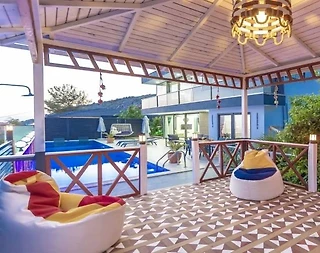 Kaş İslamlar'da Enfes Deniz Manzaralı, Özel Havuzlu, 2+1 Şık Villa - 5