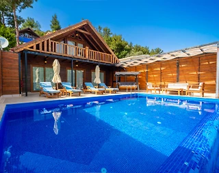 Kaş İslamlar'da Enfes Doğa Manzaralı, Özel Havuzlu, 2+1 Bungalov - 1