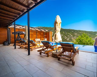 Kaş İslamlar'da Enfes Doğa Manzaralı, Özel Havuzlu, 2+1 Bungalov - 3