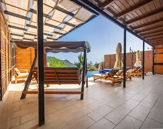 Kaş İslamlar'da Enfes Doğa Manzaralı, Özel Havuzlu, 2+1 Bungalov - 4