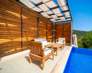 Kaş İslamlar'da Enfes Doğa Manzaralı, Özel Havuzlu, 2+1 Bungalov - 5