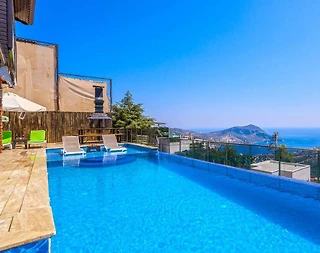 Kaş İslamlar'da Enfes Doğa Manzaralı, Özel Havuzlu, Konforlu Villa - 4