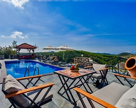 Kaş İslamlar'da Enfes Doğa Manzaralı, Özel Havuzlu, Lüks Villa - 3