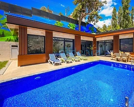 Kaş İslamlar'da Enfes Doğa Manzaralı, Özel Havuzlu, Kiralık Villa - 2