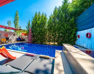 Kaş İslamlar'da Enfes Doğada, Özel Havuzlu, Balayı Villası - 5