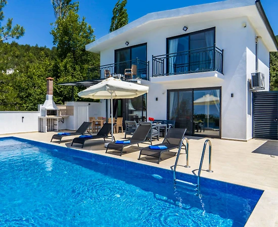 Kaş İslamlar'da Enfes Doğada, Özel Havuzlu, Lüks Villa - 1