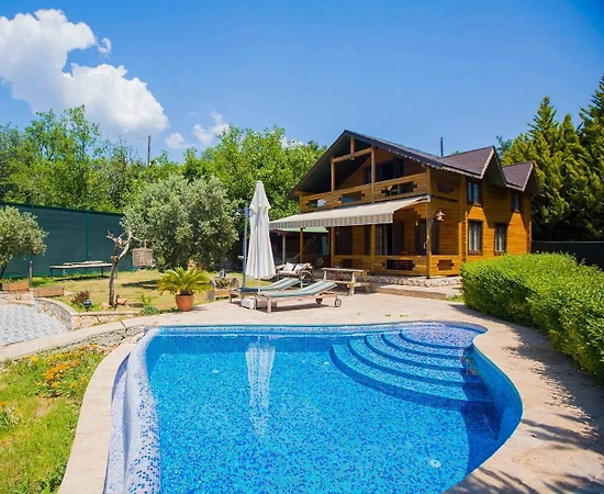 Kaş İslamlar'da Eşsiz Manzaralı, Özel Havuzlu, Jakuzili, Şık Villa - 1