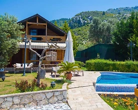 Kaş İslamlar'da Eşsiz Manzaralı, Özel Havuzlu, Jakuzili, Şık Villa - 3